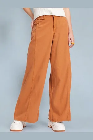 Chemistry Women Flared High-Rise Slash Knee Jeans