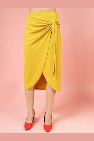 DressBerry Wrap Around Midi Skirt