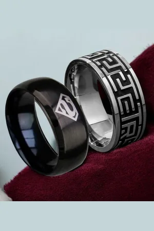 FÁBULA Men Set Of 2 Finger Rings