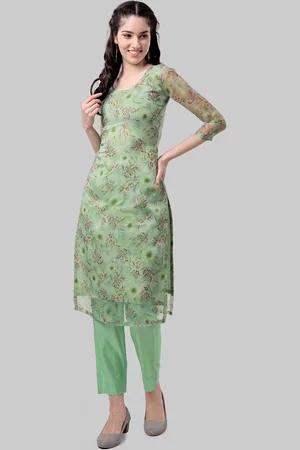 ASPORA Women Floral Printed Kurta with Trousers
