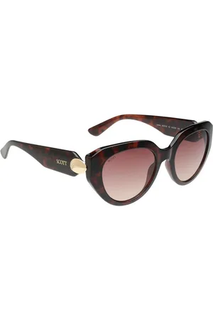 Scott Women Cateye Sunglasses with UV Protected Lens 3122 Ivanka C2-Havana