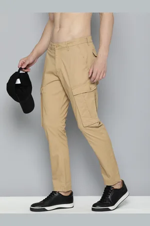 Flying Machine Men Comfort Slim Fit Cargos Trousers