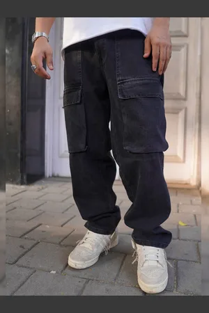 Powerlook Men Boyfriend Fit Cargo Jeans