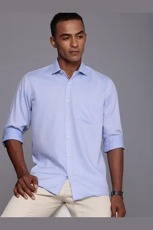 Allen Solly Pure Cotton Self Design Textured Sport Opaque Casual Shirt