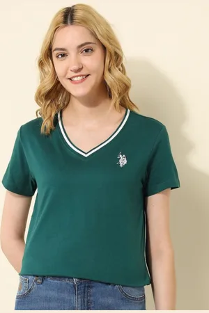 Ralph Lauren Regular Fit Solid V-Neck Cotton T-shirt