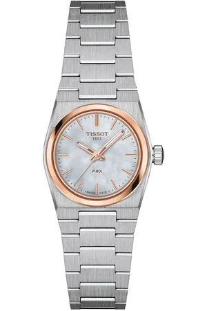 Tissot Women Mother of Pearl Dial & Stainless Steel Bracelet Style Straps Analogue Watch T1370102111100