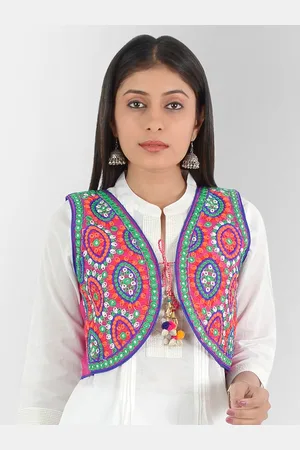 Banjara Women Pink Printed Bomber