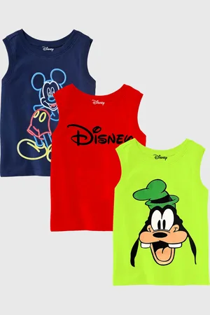 Miss and Chief Boys Pack Of 3 Minnie & Daisy Graphic Printed Round Neck T-shirts