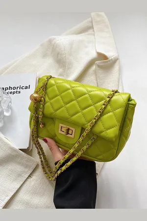 Diva Dale Textured Quilted Structured Sling Bag