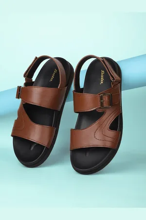 Bata Men Leather Comfort Sandals