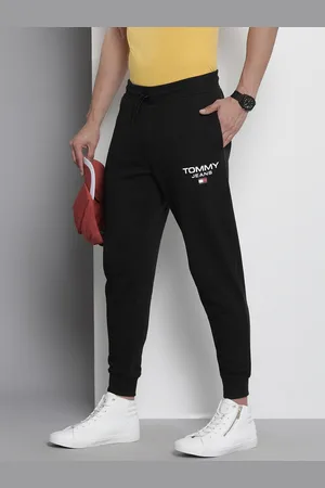 Tommy Hilfiger Men Organic Cotton Brand Logo Printed Joggers