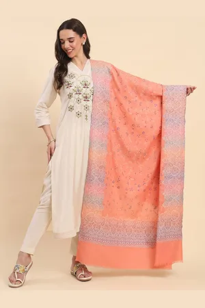 La Vastraa Women Floral Woven Design Shawl