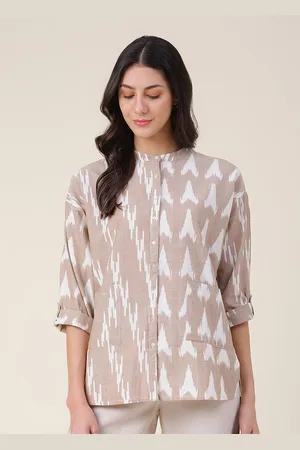 Fabindia Women Printed Cotton Casual Shirt