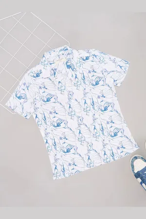 Pantaloons Boys Floral Opaque Printed Casual Shirt
