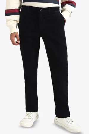 Tommy Hilfiger Men Printed Mid-Rise Regular Fit Chinos Trousers