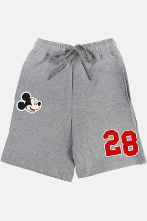 YK Boys Printed Mickey & Friends Outdoor Shorts