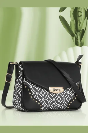 EXOTIC Ethnic Motifs Printed Swagger Sling Bag