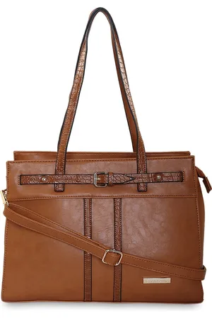 Giordano Brown Solid Shoulder Bag