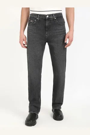 Tommy Hilfiger Men Regular Fit Low Distress Jeans