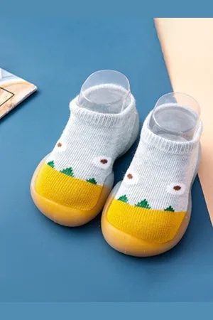 Neska Moda Unisex Kids Cotton Booties