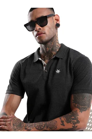 WROGN Men Polo Collar Pockets T-shirt