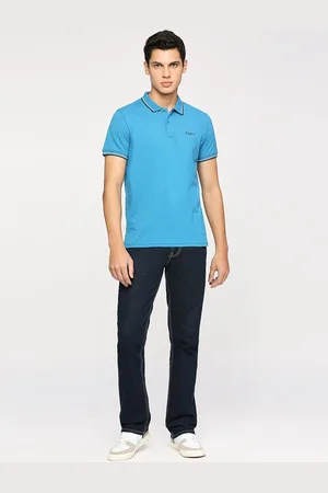 Pepe Jeans Brand Logo Printed Polo Collar Cotton Regular T-shirt