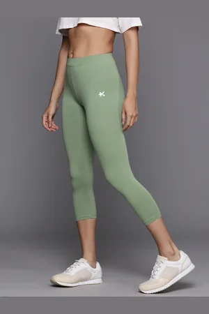 HRX Women Rapid-Dry Three-Fourth Length Yoga Tights