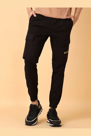 V-Mart Men Cotton Regular Fit Joggers Trousers