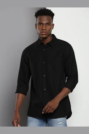 Calvin Klein Spread Collar Long Sleeves Regular Fit Casual Shirt