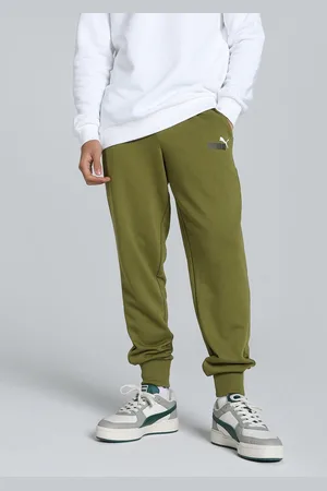 PUMA Men Ess+ Two Color Logo Mid Rise Joggers