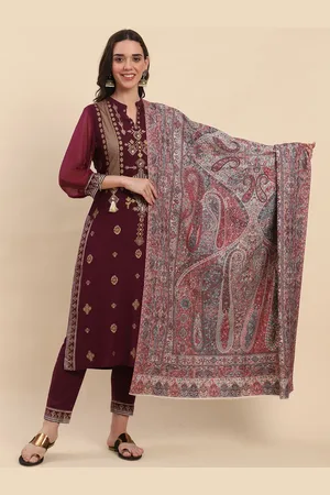 La Vastraa Women Paisley Woven Design Shawl