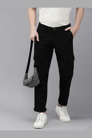 SPYKAR Men Regular Fit Pure Cotton Cargos Style Chinos