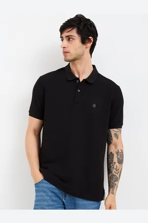 SPYKAR Men Solid Polo Collar Cotton Slim Fit T-shirt
