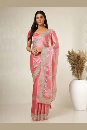 Soch Embellished Beads and Stones Organza Saree
