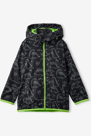 The Souled Store Boys Graphic Printed Hooded Lightweight Puffer Jacket