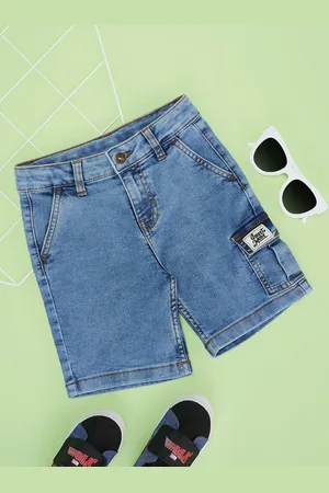 Pantaloons Boys Cotton Regular Fit Denim Shorts