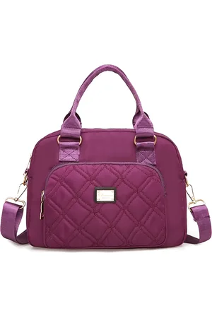 Diva Dale Textured Detachable Sling Strap Structured Sling Bag with Quilted