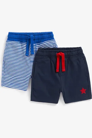 Mothercare Infant Boys Pack of 2 Pure Cotton Regular Shorts