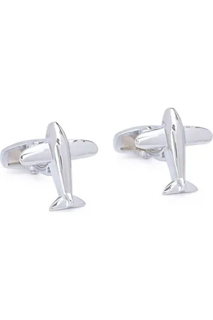 Calvadoss Silver-Toned Quirky Cufflink