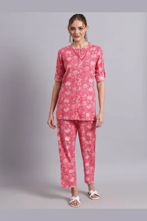 Kalini Printed Top With Trousers Co-Ords