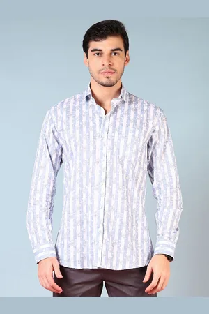 V-Mart Men Opaque Printed Party Shirt