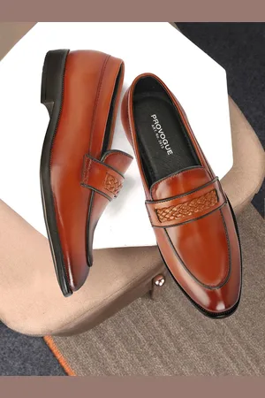 Provogue Men Leather Formal Loafers