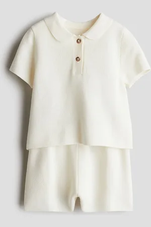 H&M Girls 2-Piece Fine-Knit Set