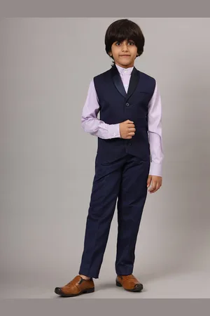 Tahvo Boys Tuxedo Waistcoat Three-Piece Party Suit