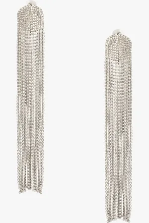Kazo Silver-Plated Contemporary Drop Earrings