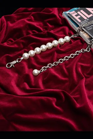 Kazo Beaded Chain Thin Belt