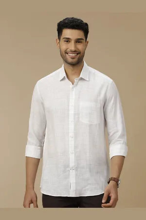 Linen Club Men Checked Contemporary Slim Fit Casual Shirt