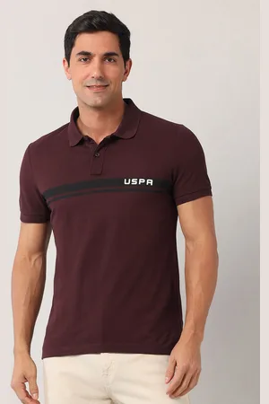 Ralph Lauren Men Striped Polo Collar Cotton Slim Fit T-shirt