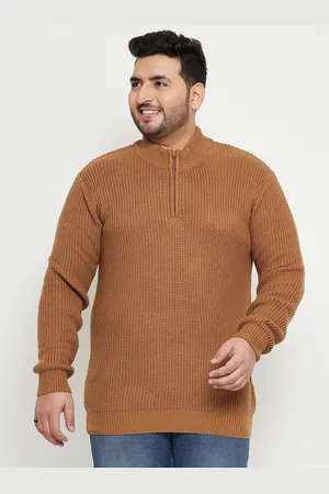 Club York Plus Size Cable Knit Acrylic Pullover