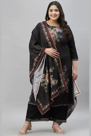Sztori Floral Printed Regular Kurta With Palazzos & Dupatta